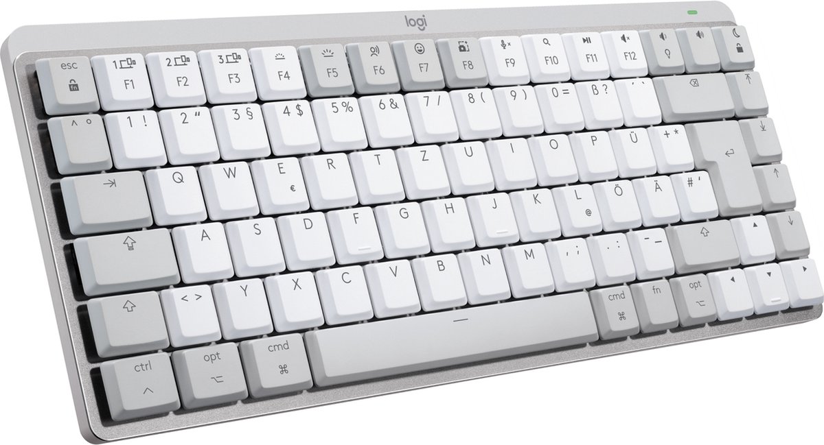 Logitech MX Mechanical Mini - Draadloos Toetsenbord - Geschikt voor Mac - QWERTZ - Wit