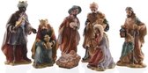 7-delige kerststal figuren beeldjes 7 cm - kerstbeeldjes