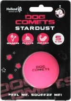 Dog Comets Ball Stardust - Hondenspeelgoed - Hondenbal - Ø5 cm - 1 stuk - Natuurlijk rubber - Roze