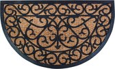 Best for Boots Deurmat - halfrond - kokos en rubber - 75 x 45 cm - Deurmatten schoonloopmatten - mat