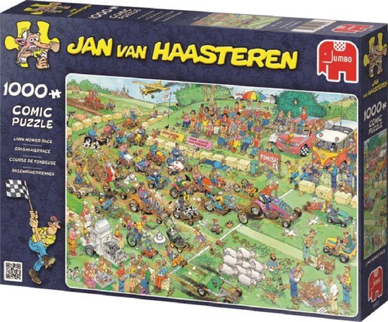 Jan van Haasteren Grasmaaierrace puzzel - 1000 stukjes | bol