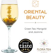 Thee bloem - nieuwe thee - Thee kado - Kado tip - Theebloem van Flora Tea Oriental Beauty 2 stuks - Thee Cadeau - Thee