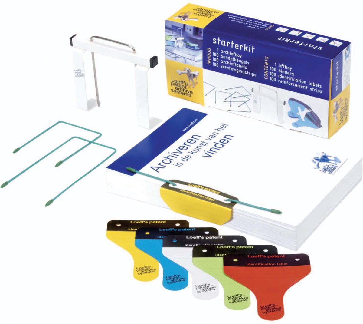 Loeff's starterkit met Liftboy, bundels, beugels en labels 20 stuks