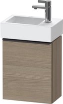 Duravit D-Neo wastafelonderkast 36.4x44x22.2cm Linksdraaiend 1 deur Eiken (terra) Mat