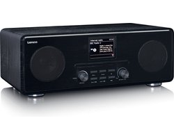 Lenco DIR-261BK - Internet / DAB+ FM Radio met CD-speler en Bluetooth - Zwart