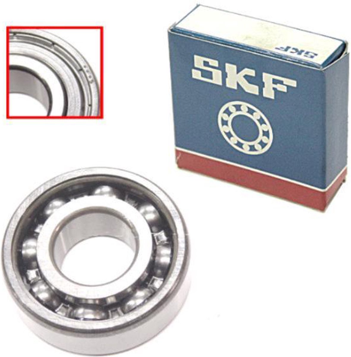 SKF Kogellager - 6204 Z C3 - 20x47x14mm