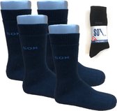 SOX Thermo 4 Pack sokken Supersterk Superabsorberend Temperatuurregulerend Maat 45-50 Marine Werksokken Wandelsokken
