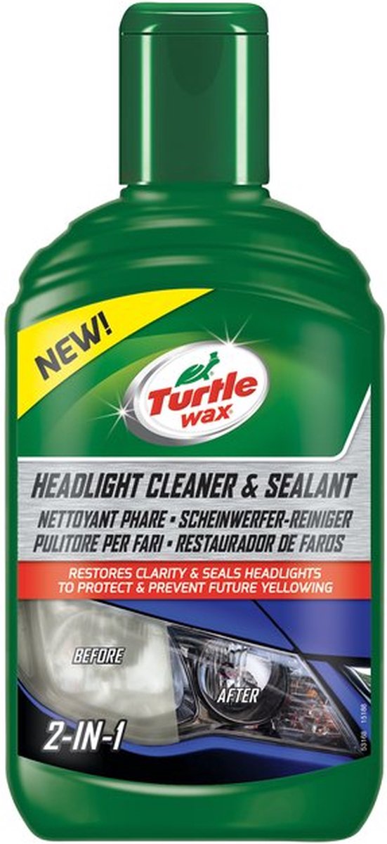 Turtle Wax 53168 Headlight Cleaner & Sealant 300ml | bol.com