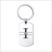 Sleutelhanger RVS Met Naam -  Ina