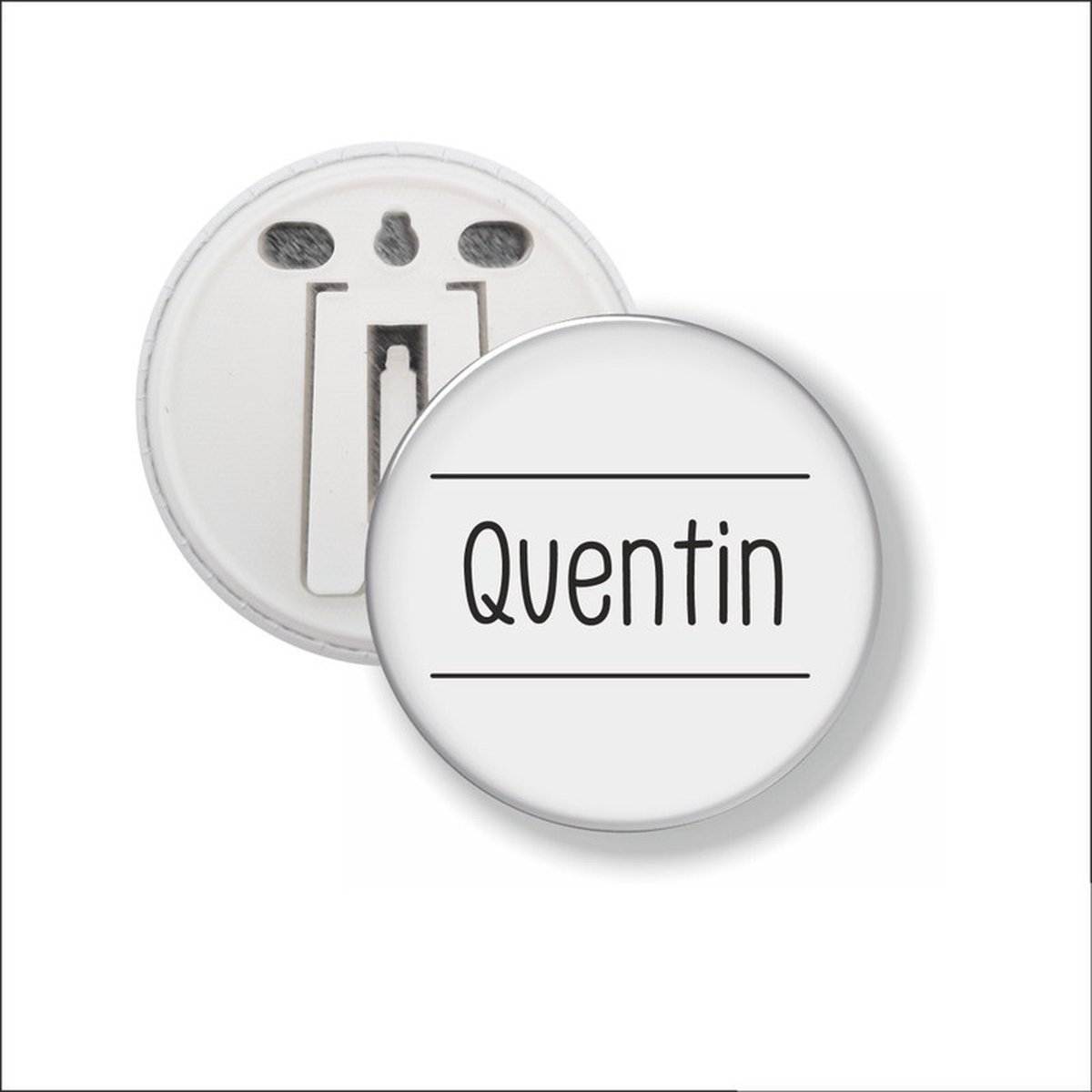 Button Met Clip 58 MM - Quintin