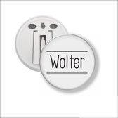 Button Met Clip 58 MM - Wolter