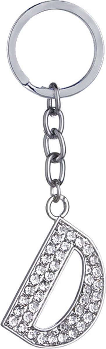 Bixorp Sleutelhanger met Letter D - Best Friends BFF Cadeau voor haar / hem