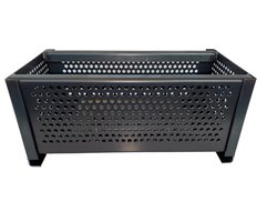 Pelletkorf 2.0 - Large - 3 mm dik Hoogwaardig Staal - Bespaar op uw gasrekening - Incl brandrooster - Houtpellets in haard - Houtkachel - Pelletmand