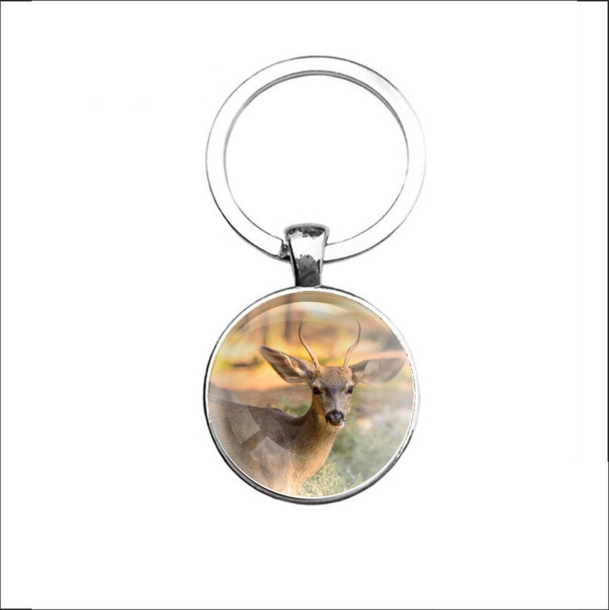 Sleutelhanger Glas - Hert