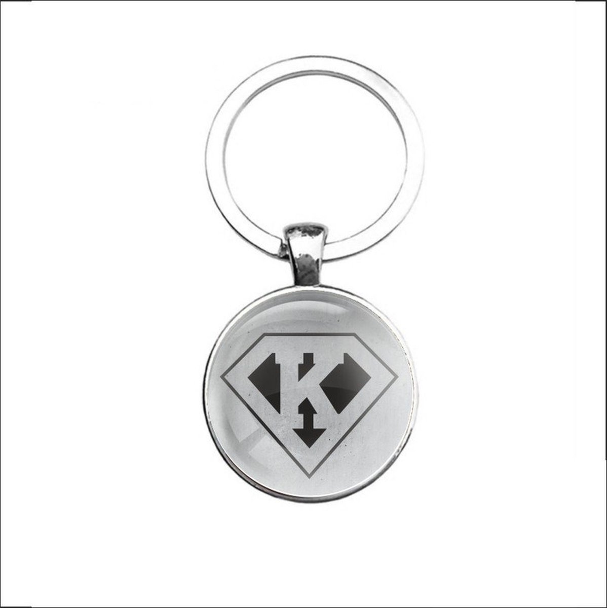 Sleutelhanger Glas - K
