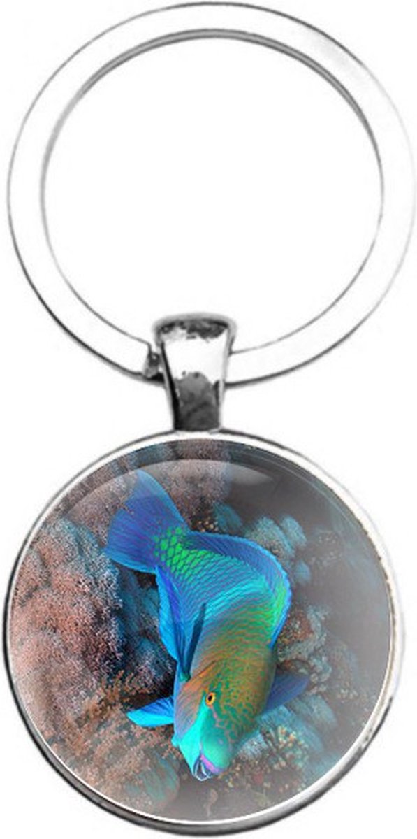 Sleutelhanger Glas - Vis