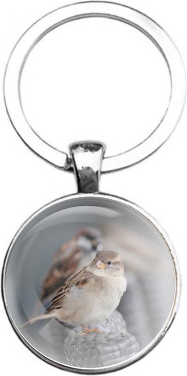 Sleutelhanger Glas - Vogel