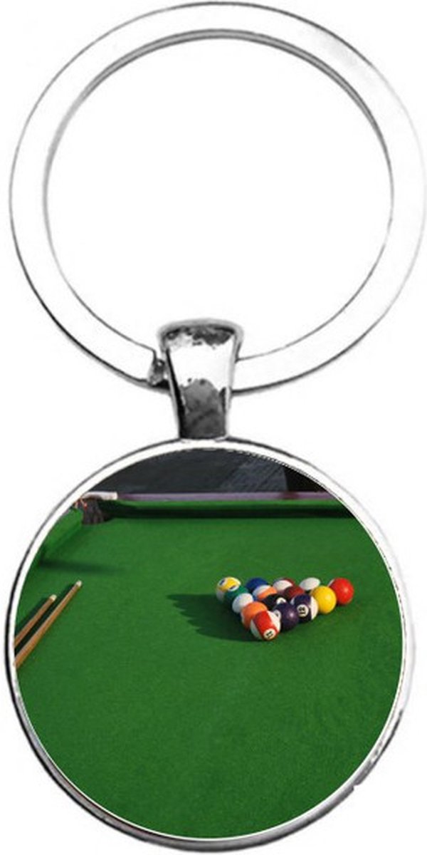 Sleutelhanger Glas - Pool