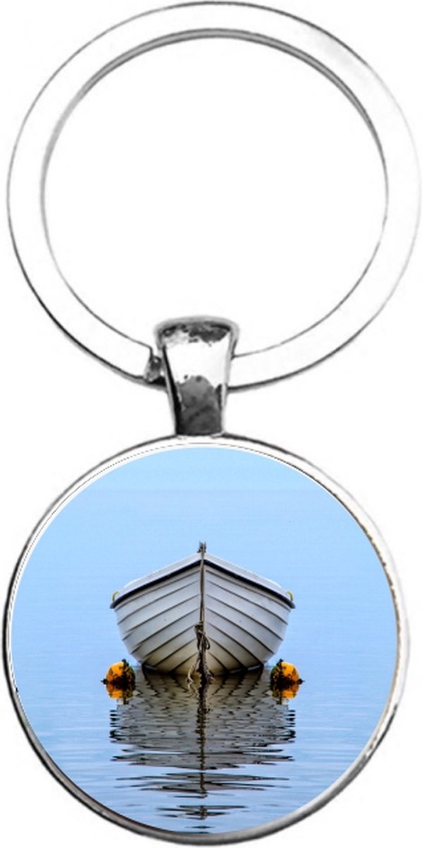 Sleutelhanger Glas - Boot