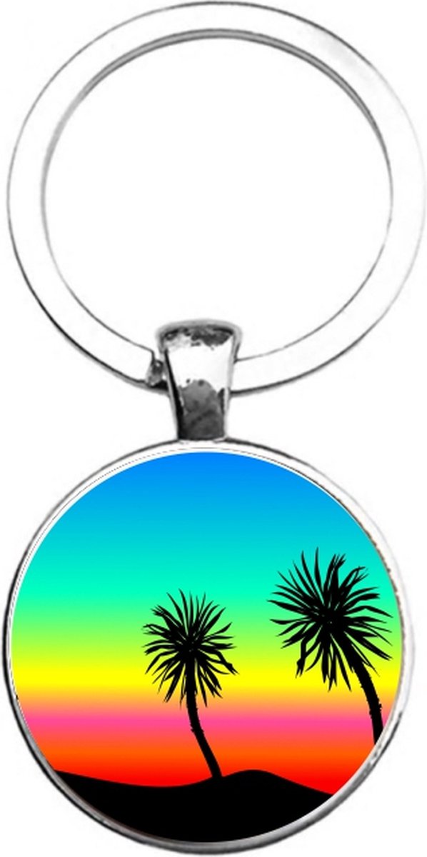 Sleutelhanger Glas - Sunset