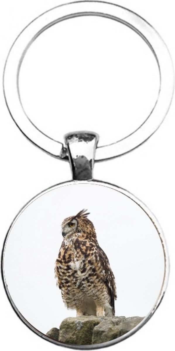 Sleutelhanger Glas - Uil