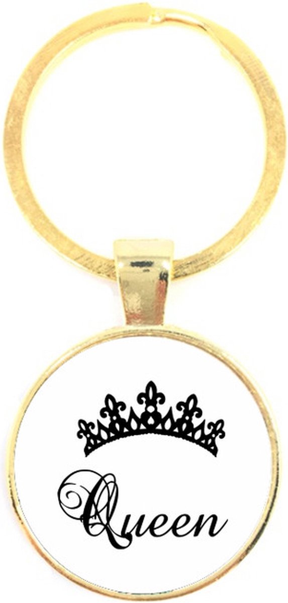 Sleutelhanger Glas - Queen