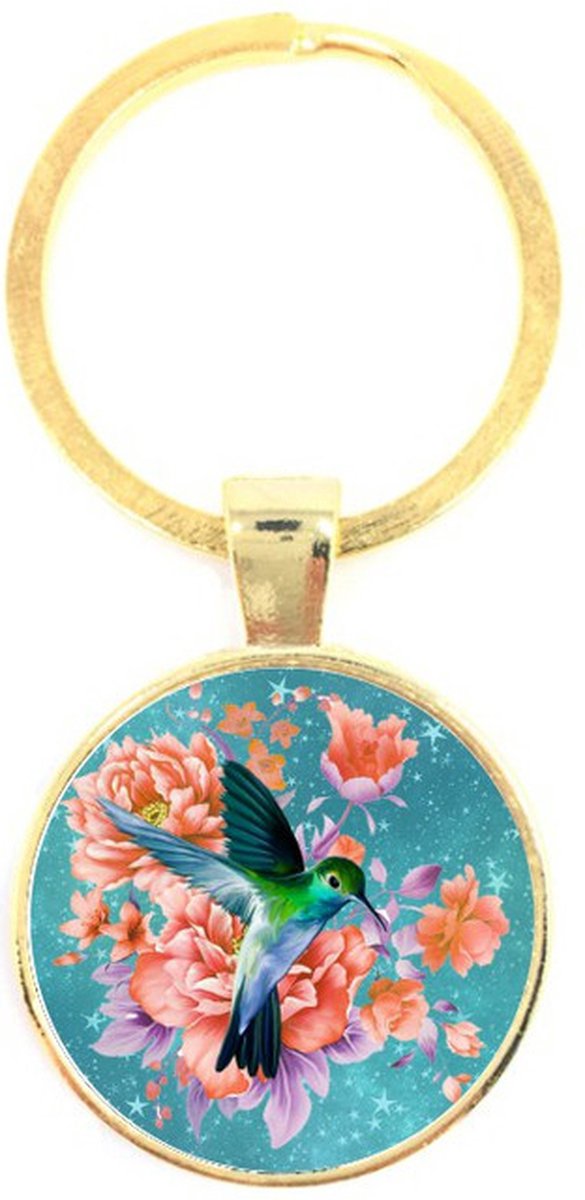 Sleutelhanger Glas - Vogel
