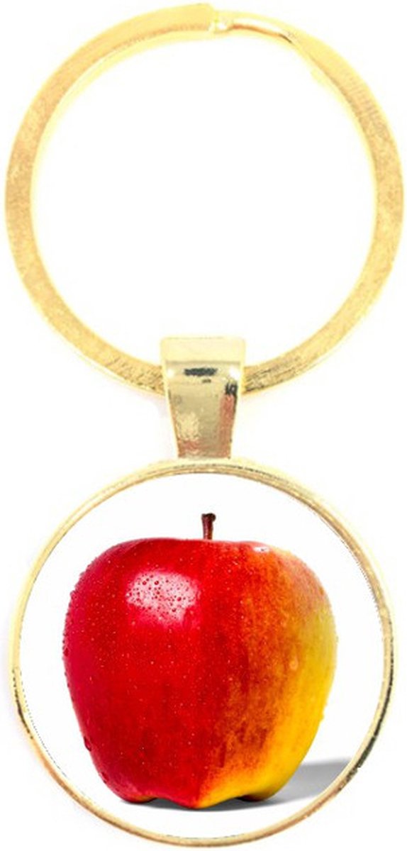 Sleutelhanger Glas - Appel