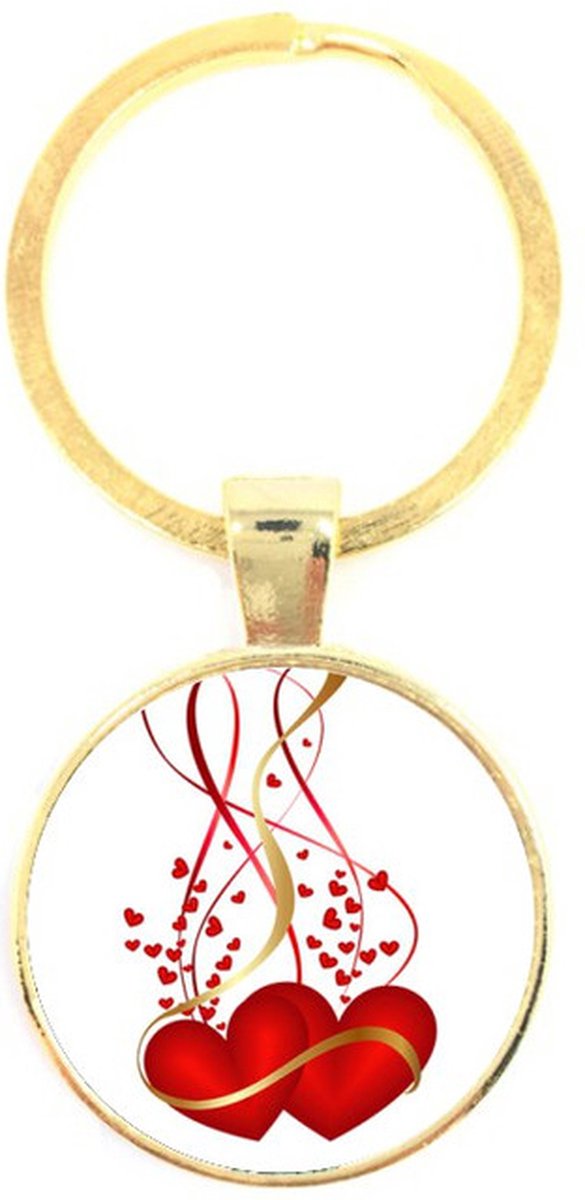 Sleutelhanger Glas - Liefde