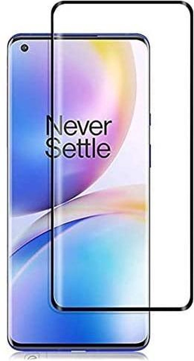 Curved Full Cover Full Glue Glass Screen Protector for OnePlus 8 Pro _ Black