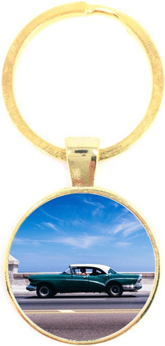 Sleutelhanger Glas - Oldtimer