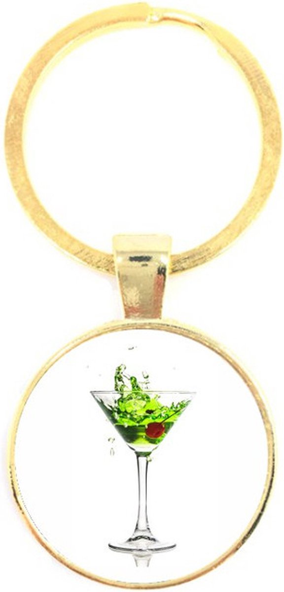 Sleutelhanger Glas - Cocktail