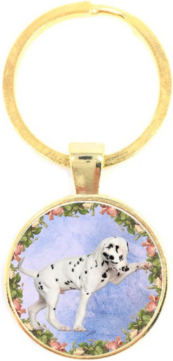 Sleutelhanger Glas - Hond