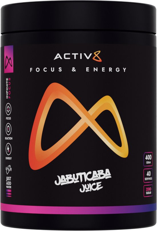 Activ8 Focus & Energy Gaming Drink Jabuticaba Juice Infinite