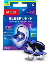 Alpine SleepDeep Multisize- Oordoppen voor slapen- comfortabel en hoge demping - Medium & Small 27dB