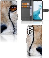 Samsung Galaxy A23 Telefoonhoesje met Pasjes Cheetah