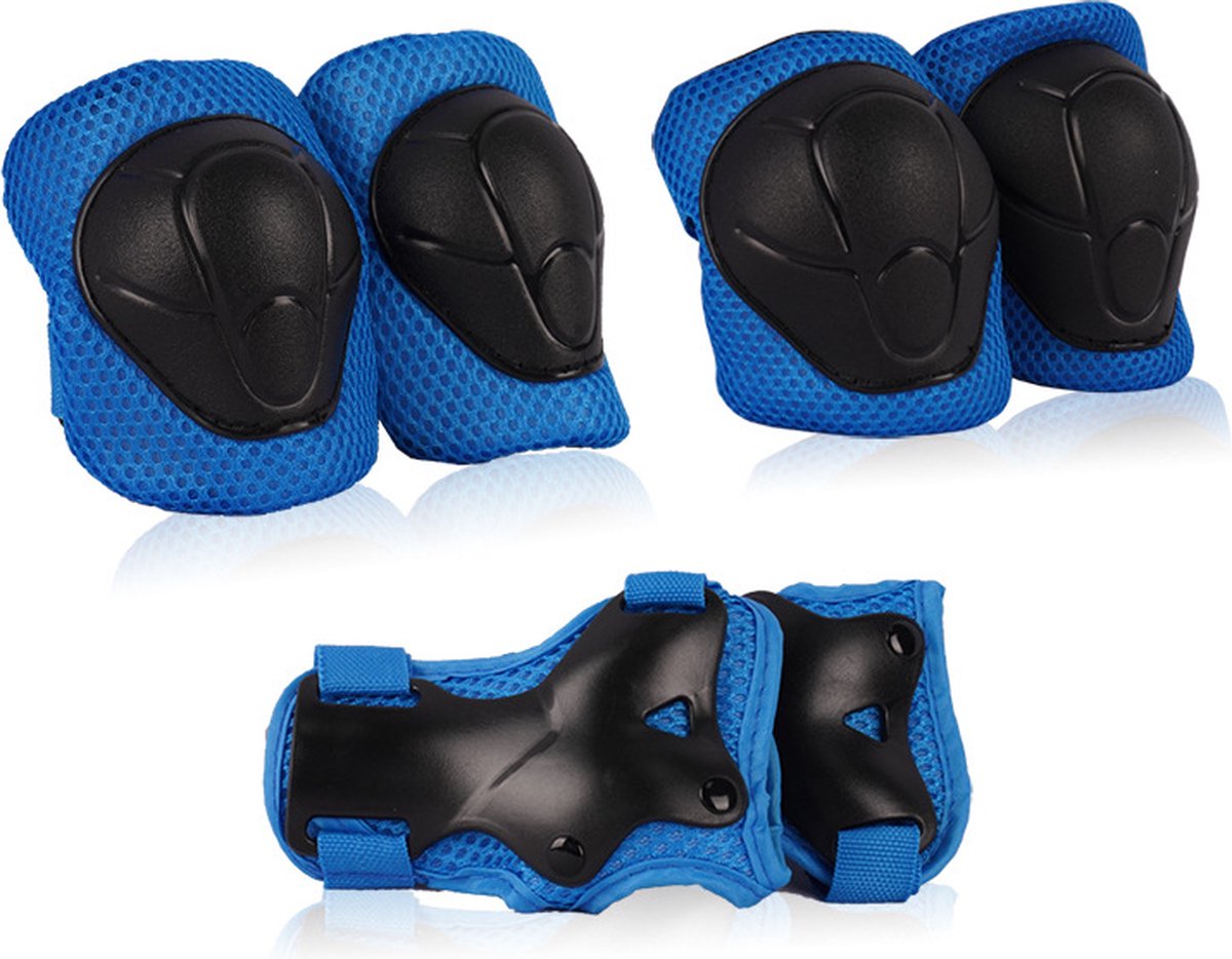 FAYDUDU Kinderfietshelm, scooterhelm voor kinderen, meisjes en jongens, 3-13 jaar, verstelbare helm, kinbescherming, veiligheidshelm voor fietsen, rolschaatsen, skateboarden (blauw, S