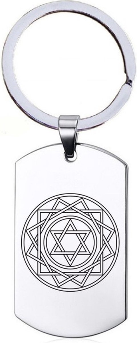 Sleutelhanger RVS - Mandala
