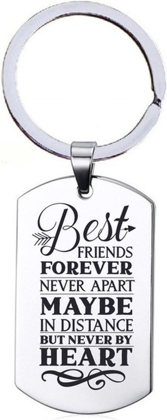 Sleutelhanger RVS - Best Friends Forever