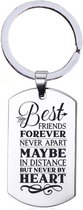 Sleutelhanger RVS - Best Friends Forever