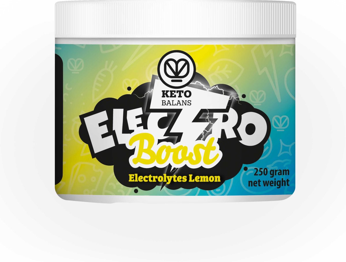 ElectroBoost - Elektrolyten - Lemon - Vitamine-B - Pre workout