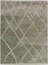 Vloerkleed Brinker Carpets Rabat Green Taupe - maat 240 x 340 cm
