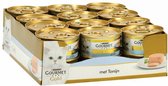 24x Gourmet Gold - Mousse Tonijn - Kattenvoer - 85g