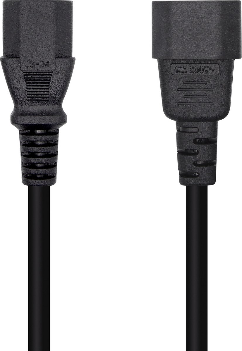 AISENS A132-0466 electriciteitssnoer Zwart 3 m C13 stekker C14 stekker
