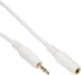 Câble audio InLine 99934W 1 m 3,5 mm Blanc