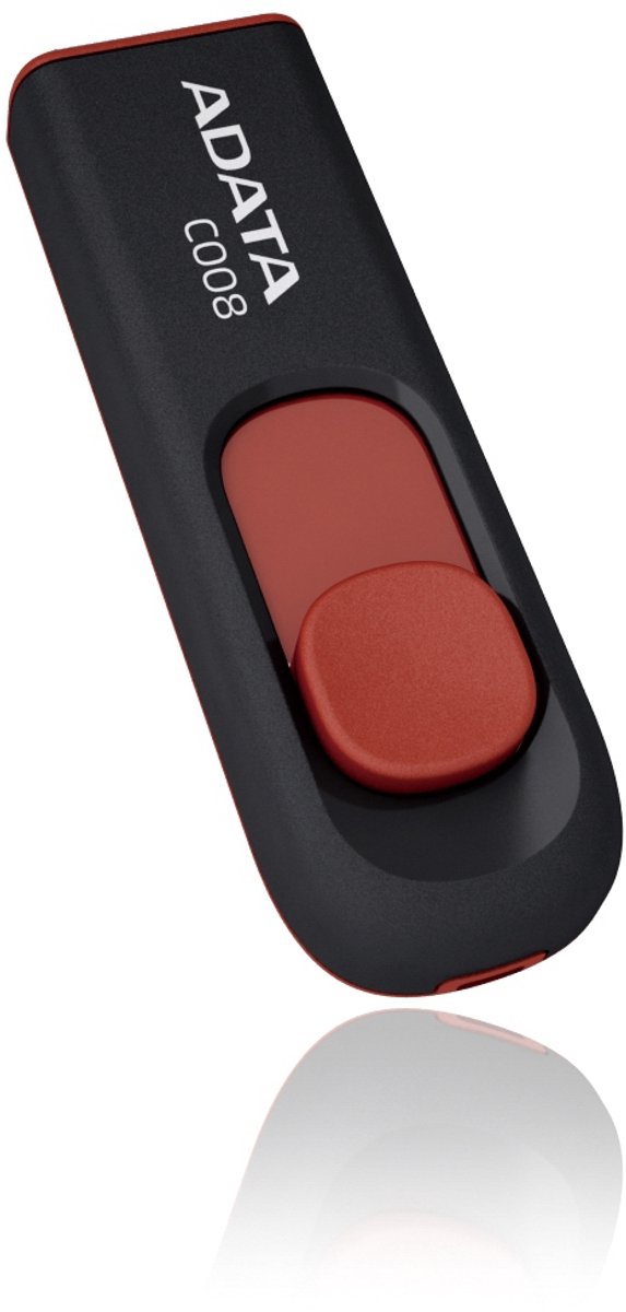 ADATA USB 2.0 Stick C008 Black/Red 32GB