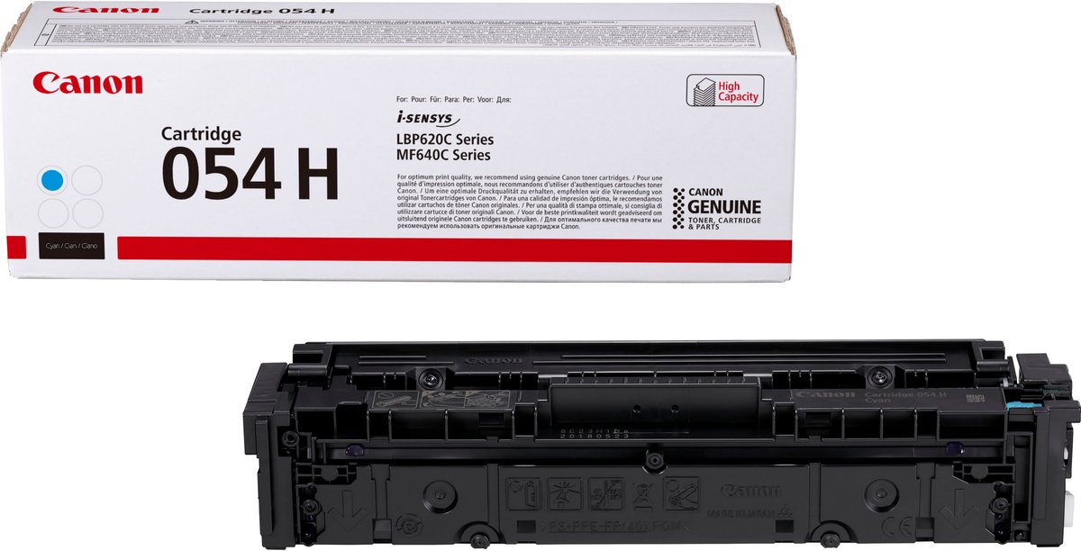 Canon 054 H Toner Cyaan (Hoge capaciteit)