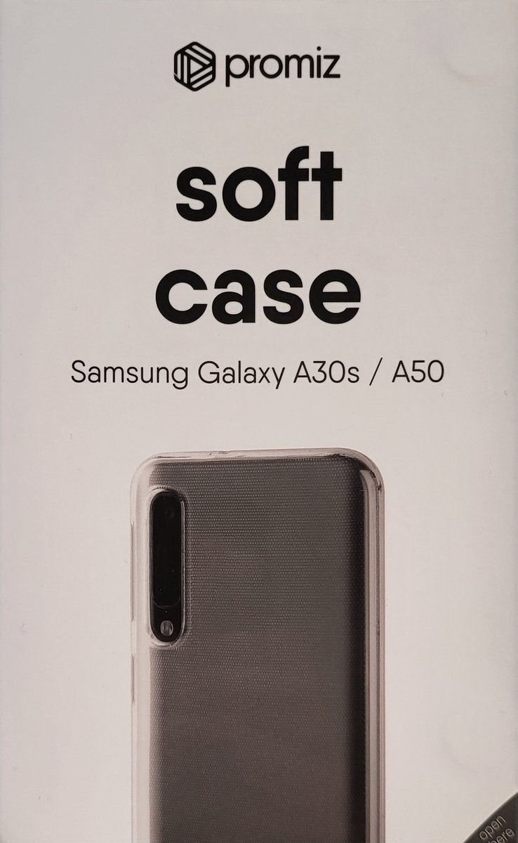 Promiz Samsung Galaxy A30s/A50 Soft Case Transparant