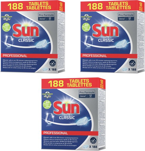 Sun 3x188st tabs professional classic voordeelbox 564 tabs