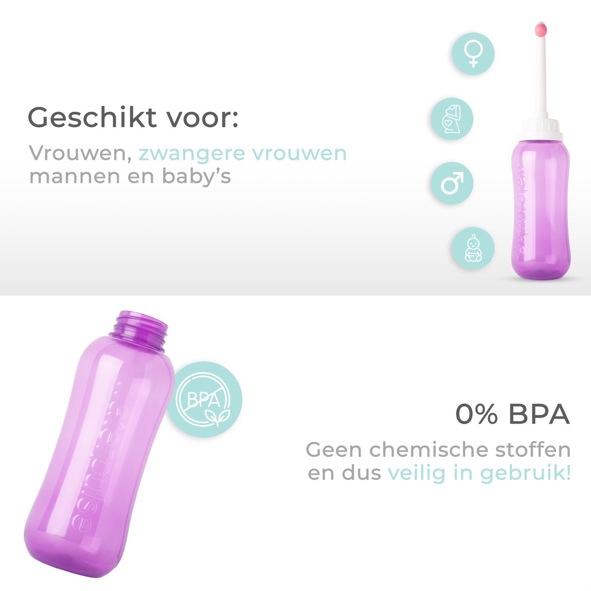 Peri bottle Bidet Postpartum Mobiele Bidet Draagbare Bidet